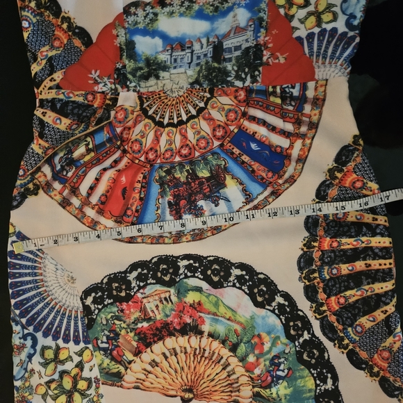 COPY - Dolce and Gabbana fan dress!!! Very Rare - Picture 5 of 8